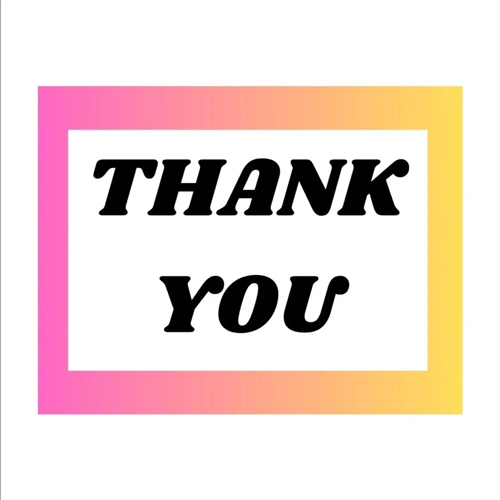 Set of 10 Thank You Post Cards